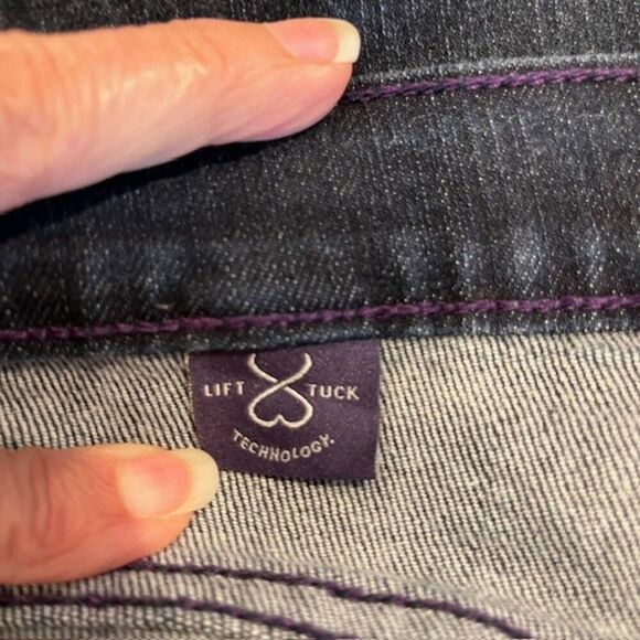 NYDJ Lift Tuck Technology Women's Dark Wash Jeans Size 18 Short - Picture 8 of 12